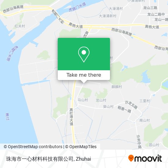 珠海市一心材料科技有限公司 map