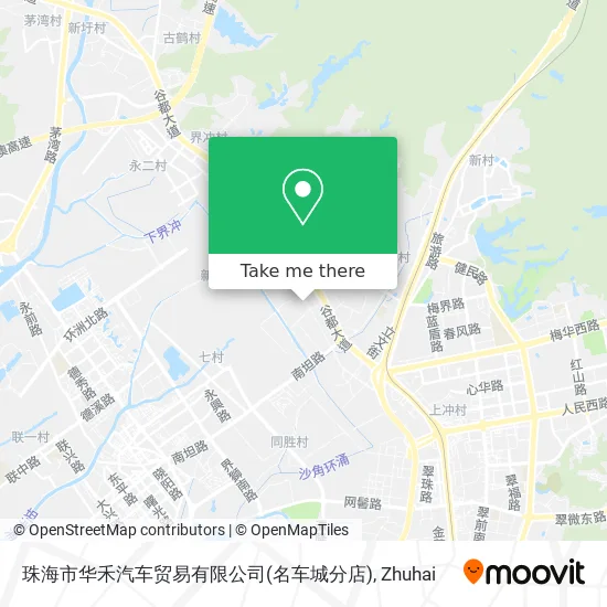 珠海市华禾汽车贸易有限公司(名车城分店) map