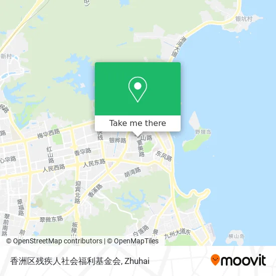 香洲区残疾人社会福利基金会 map