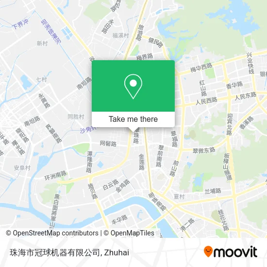 珠海市冠球机器有限公司 map