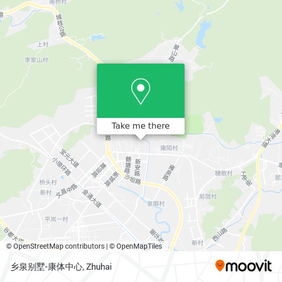 乡泉别墅-康体中心 map