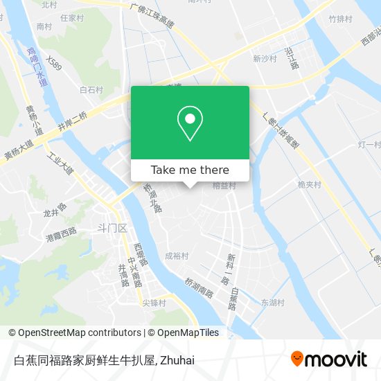 白蕉同福路家厨鲜生牛扒屋 map