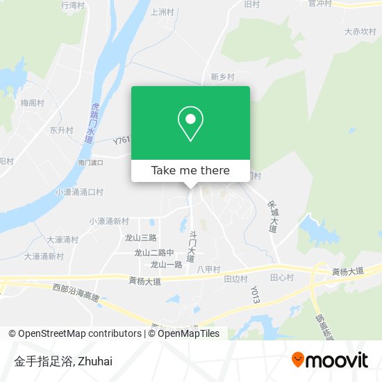 金手指足浴 map