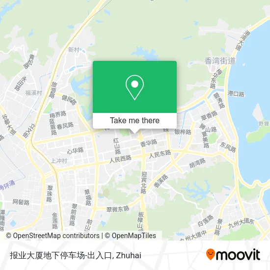 报业大厦地下停车场-出入口 map