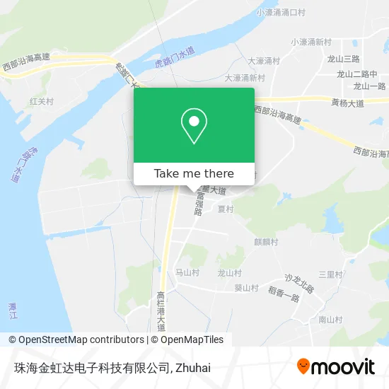 珠海金虹达电子科技有限公司 map