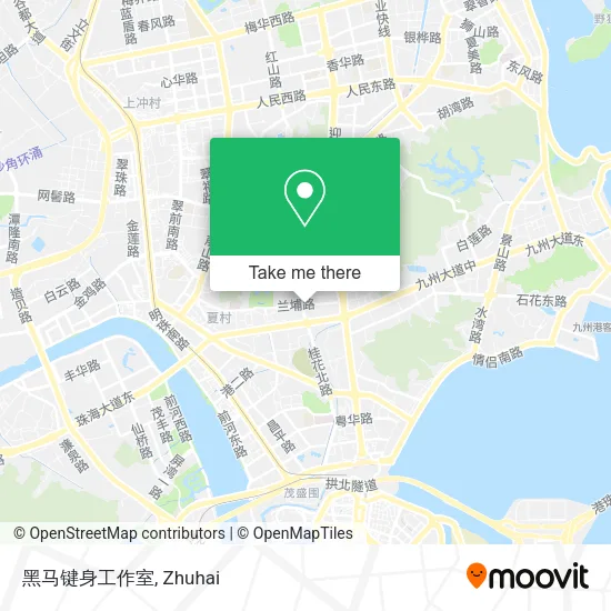 黑马键身工作室 map