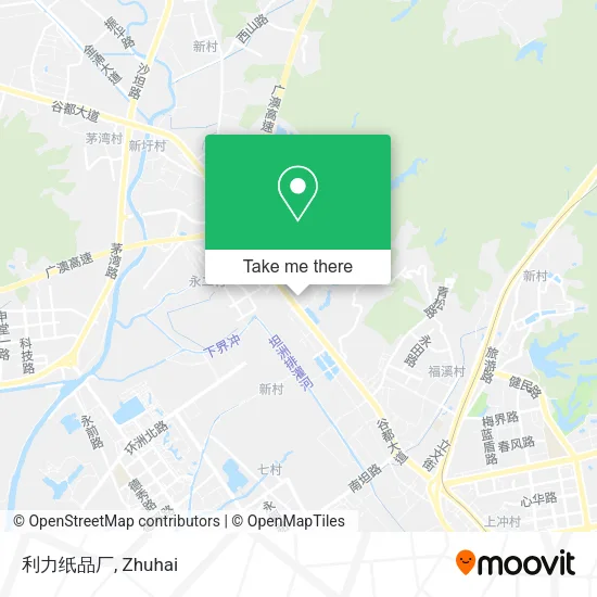 利力纸品厂 map