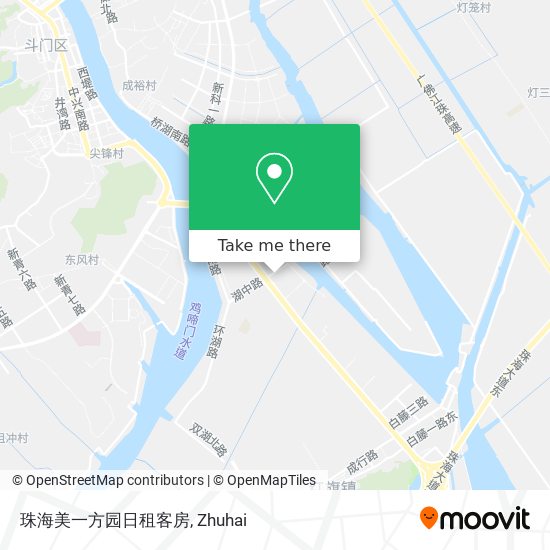 珠海美一方园日租客房 map
