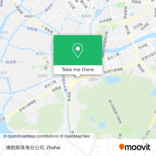 佛朗斯珠海分公司 map