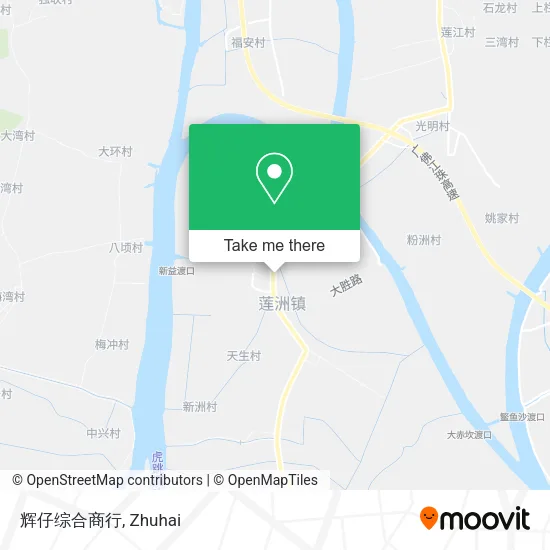 辉仔综合商行 map