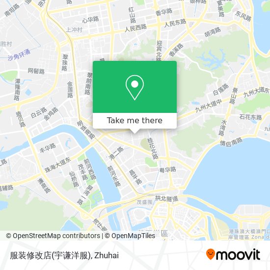 服装修改店(宇谦洋服) map