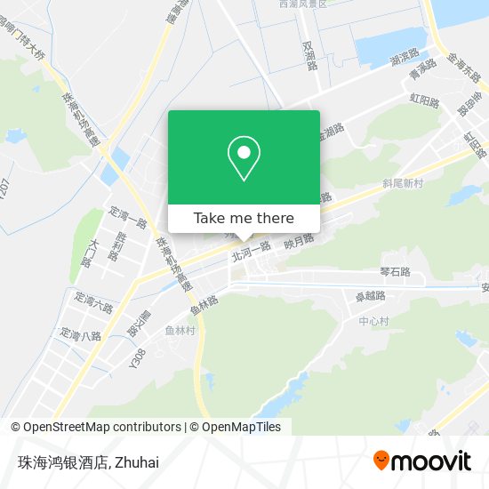 珠海鸿银酒店 map
