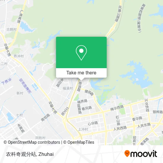 农科奇观分站 map