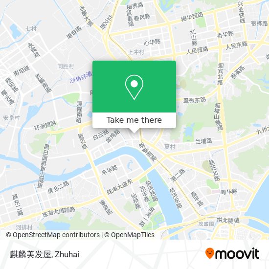麒麟美发屋 map