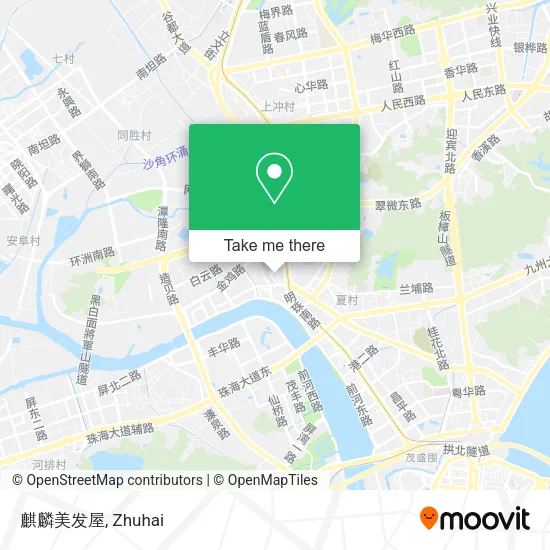 麒麟美发屋 map
