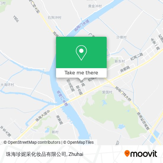 珠海珍妮采化妆品有限公司 map