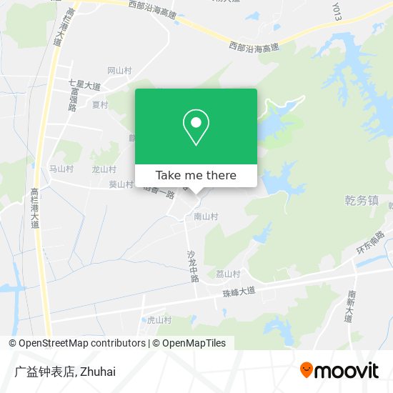 广益钟表店 map