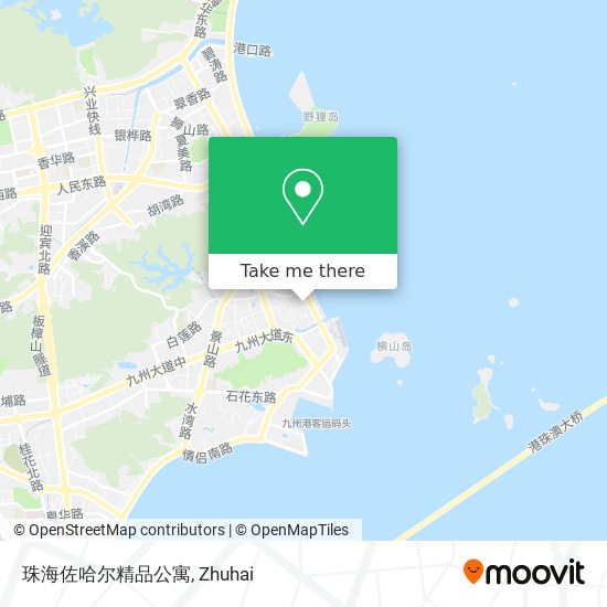 珠海佐哈尔精品公寓 map