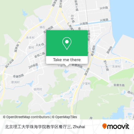 北京理工大学珠海学院教学区餐厅三 map
