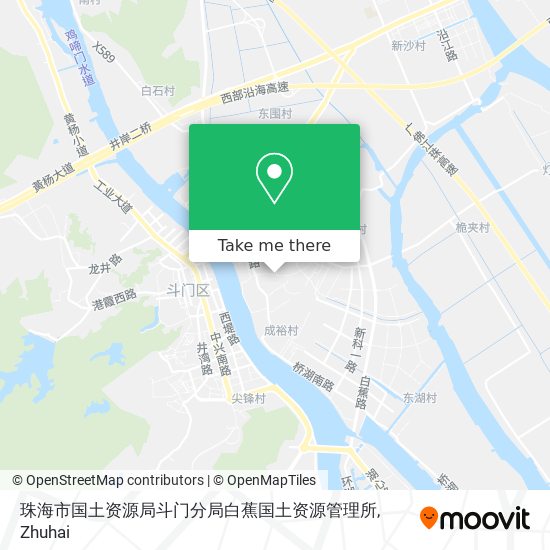珠海市国土资源局斗门分局白蕉国土资源管理所 map