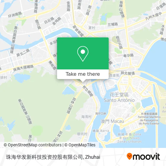 珠海华发新科技投资控股有限公司 map