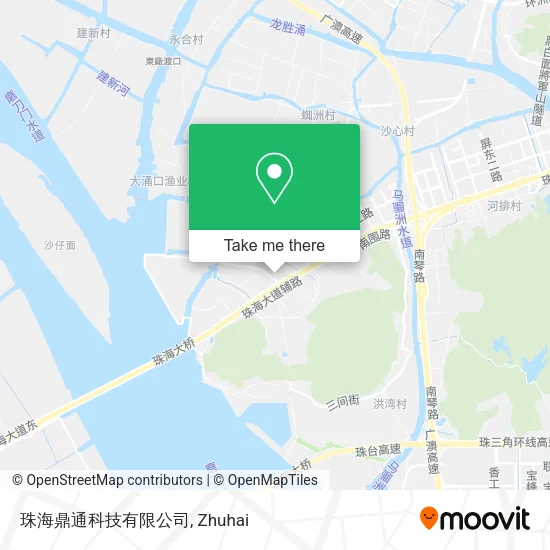 珠海鼎通科技有限公司 map