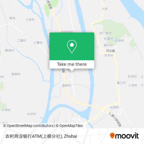 农村商业银行ATM(上横分社) map