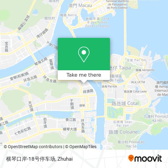 横琴口岸-18号停车场 map