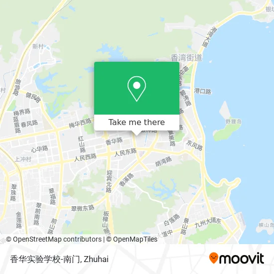 香华实验学校-南门 map