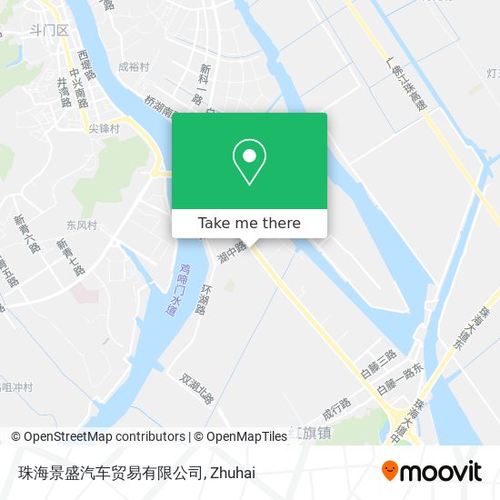 珠海景盛汽车贸易有限公司 map
