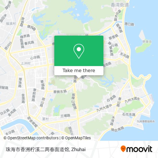 珠海市香洲柠溪二两春面道馆 map
