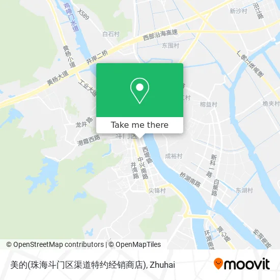 美的(珠海斗门区渠道特约经销商店) map