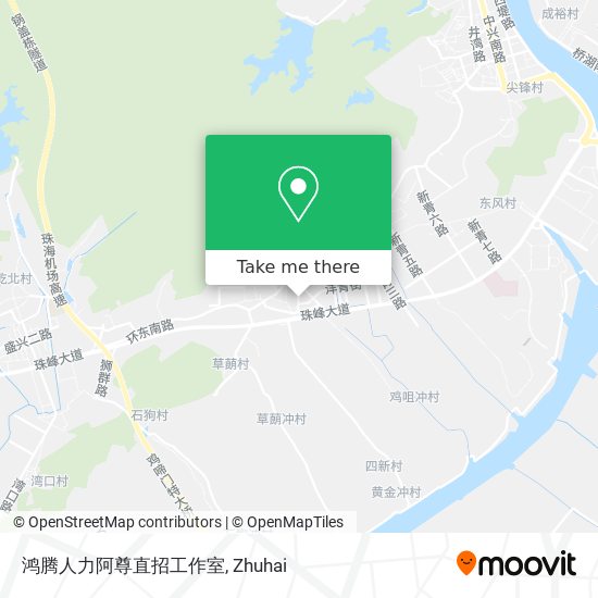 鸿腾人力阿尊直招工作室 map