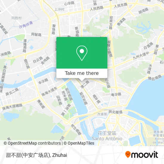 甜不甜(中安广场店) map