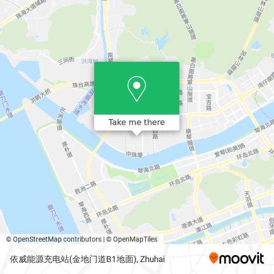 依威能源充电站(金地门道B1地面) map