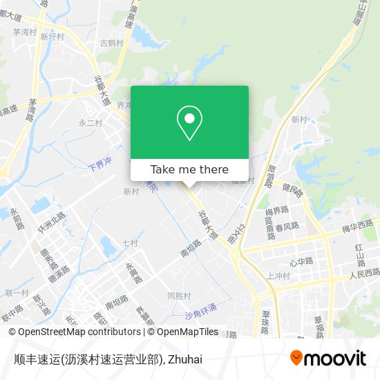 顺丰速运(沥溪村速运营业部) map