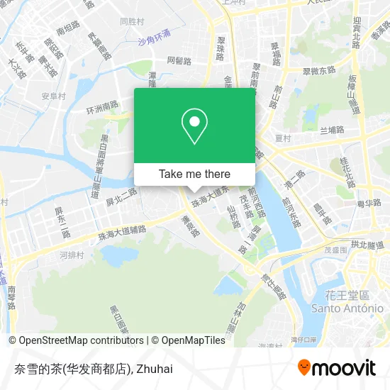 奈雪的茶(华发商都店) map