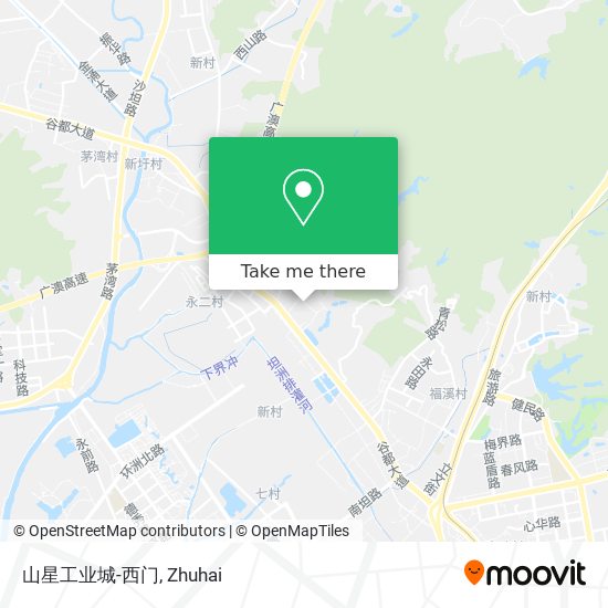 山星工业城-西门 map