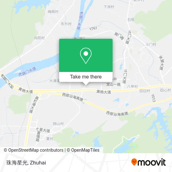 珠海星光 map