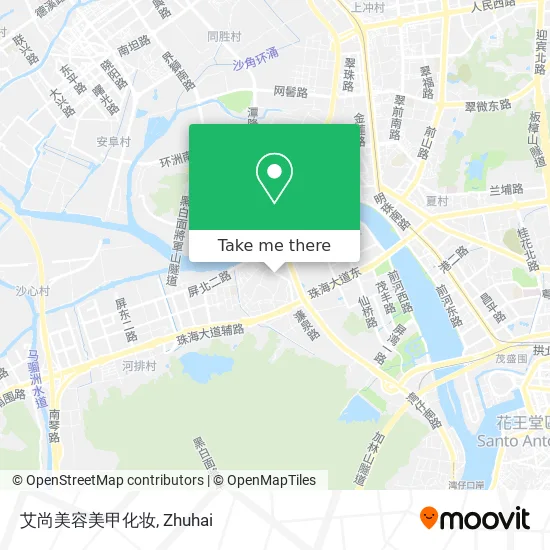 艾尚美容美甲化妆 map