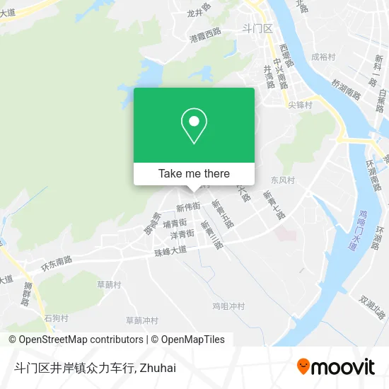 斗门区井岸镇众力车行 map