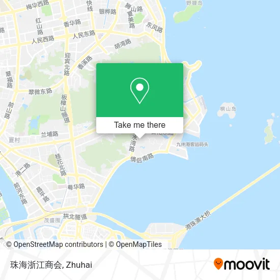 珠海浙江商会 map