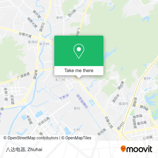 八达电器 map