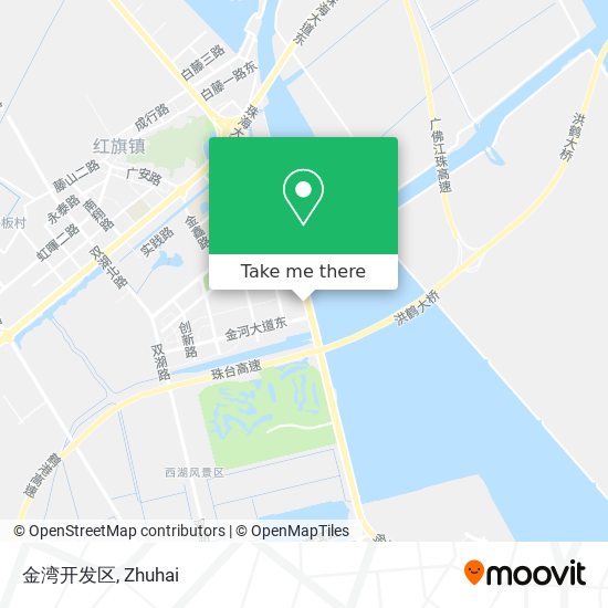 金湾开发区 map