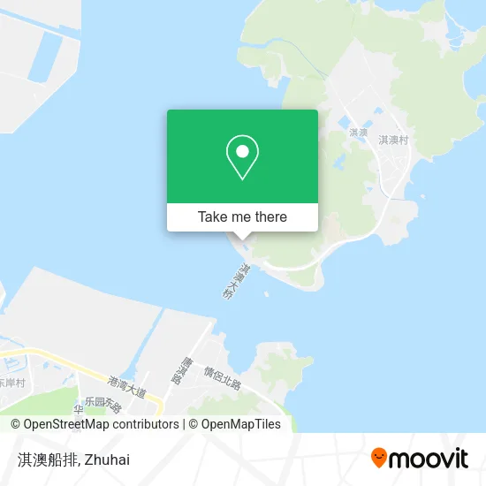 淇澳船排 map