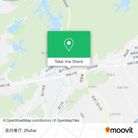 喜尚餐厅 map