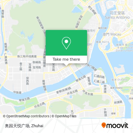 奥园天悦广场 map