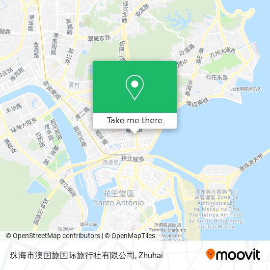 珠海市澳国旅国际旅行社有限公司 map