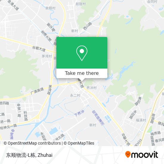 东顺物流-L栋 map