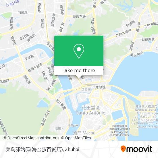 菜鸟驿站(珠海金莎百货店) map
